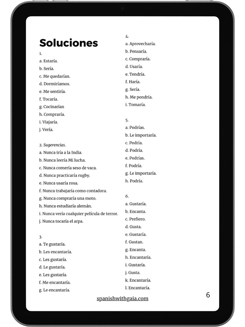 PDF CONDICIONAL simple actividades + soluciones product image (2)