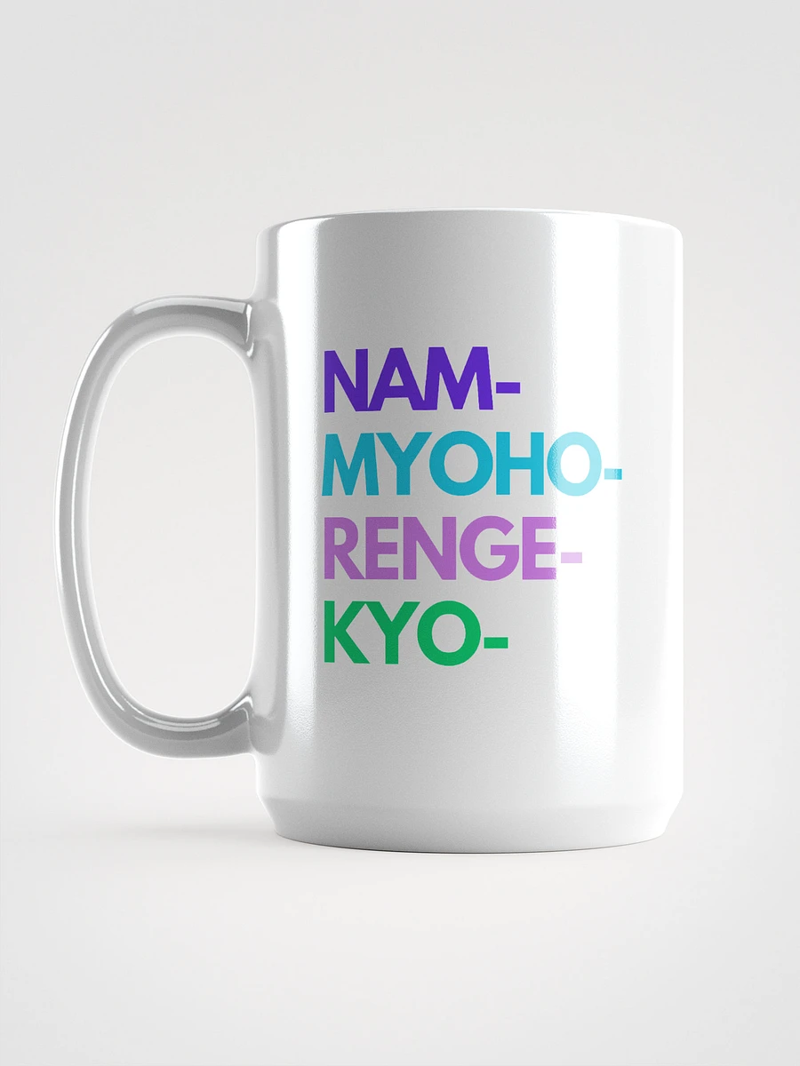 Nam-Myoho-Renge-Kyo White Glossy Mug product image (6)