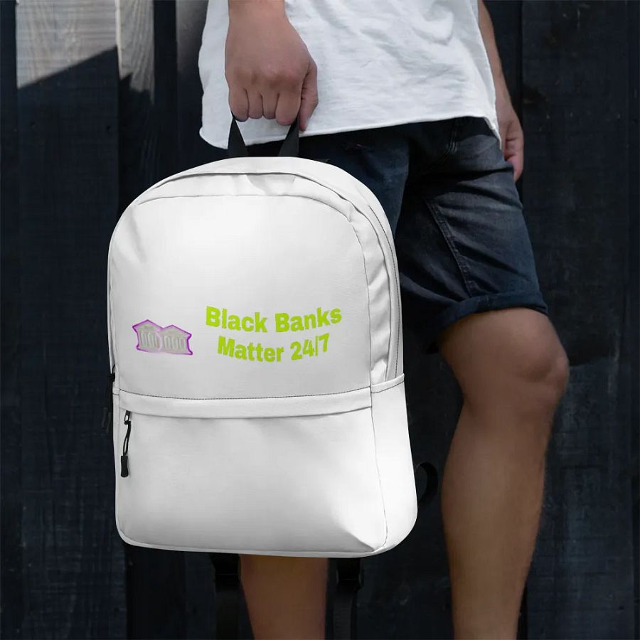 Empowerment All Over: Black Banks Matter Backpack product image (4)