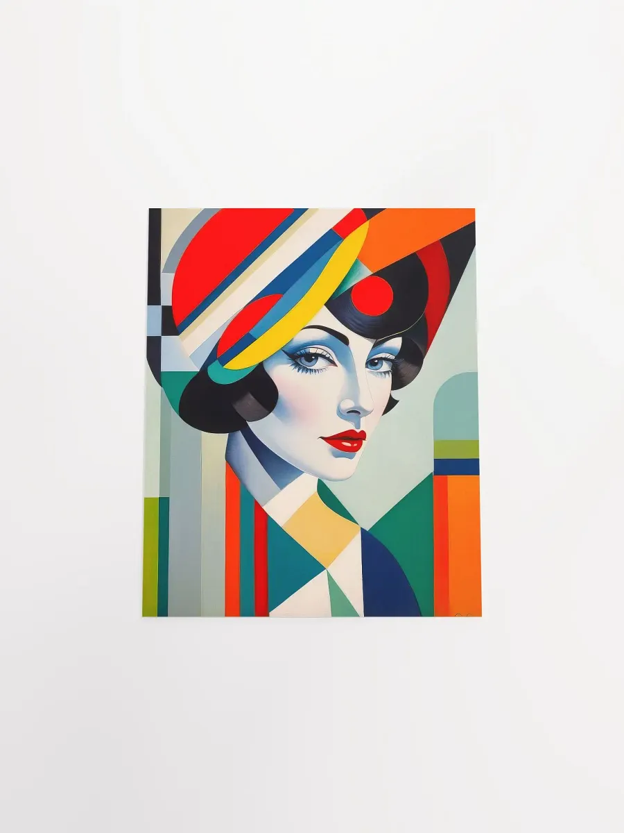 Vibrant Lucy - Flapper Girl - Poster - Small and Standard Sizes - 8x10-11x14-12x16-16x20 Inches product image (16)