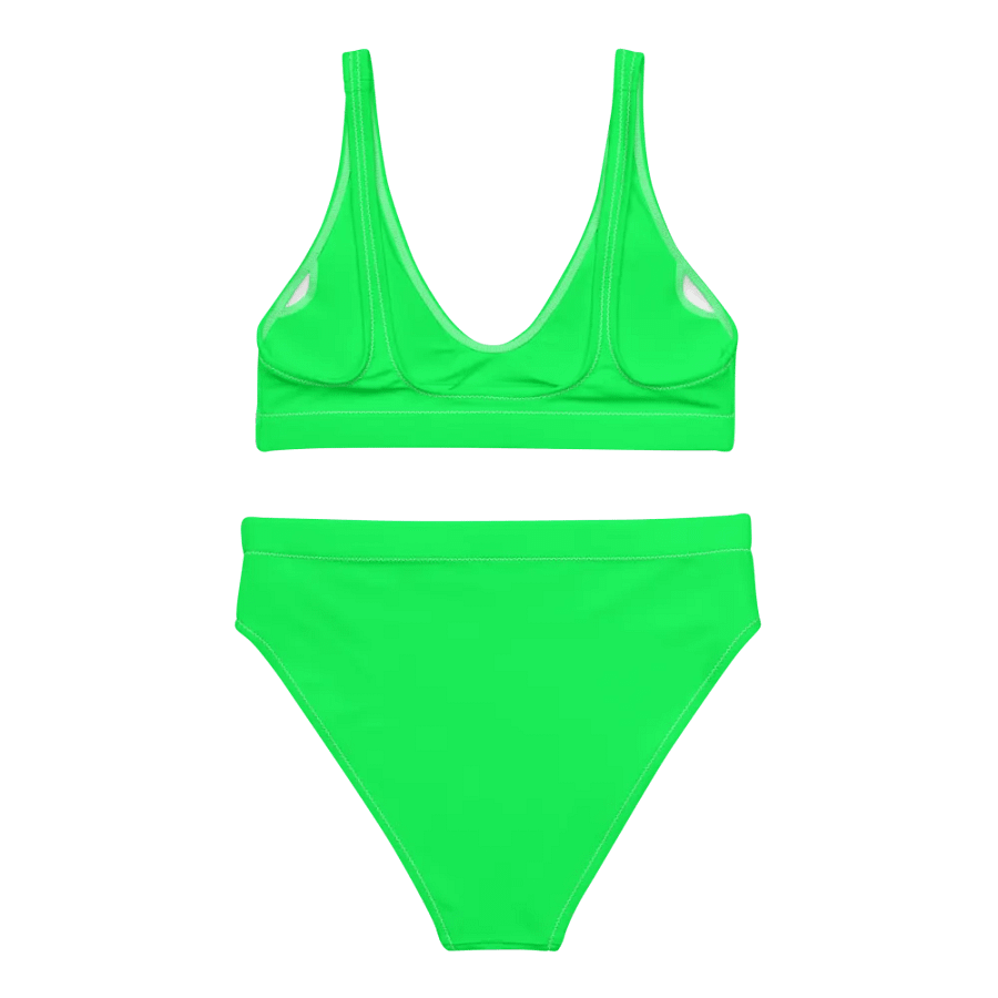 Neon Green High Waisted Bikini Set product image (8)