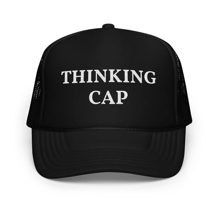 Thinking Cap - Funny Pun - Embroidered Hat Trucker Cap product image (1)