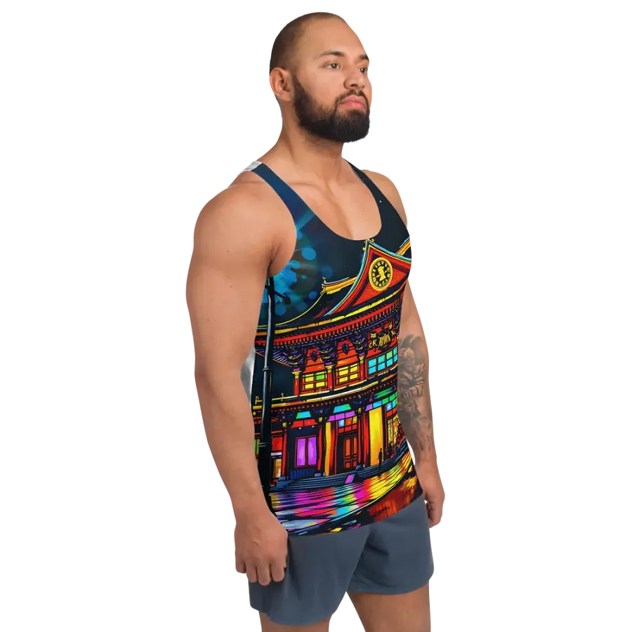 Neon Nights All-Over Tank Top unisex product image (3)