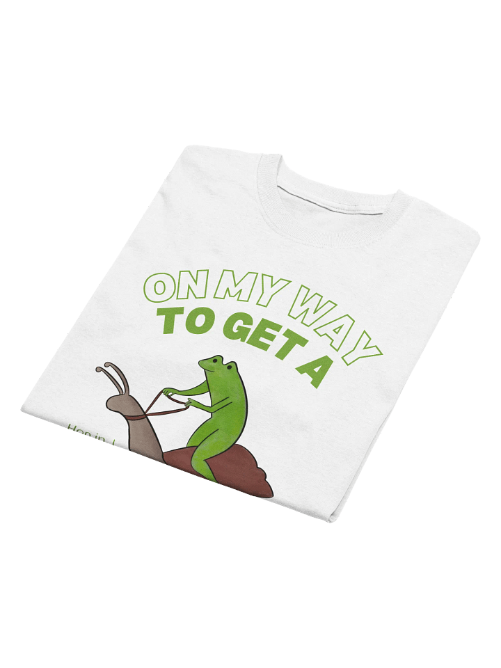 On My Way To Get A Lobotomy Frog On A Snail T-Shirt product image (2)