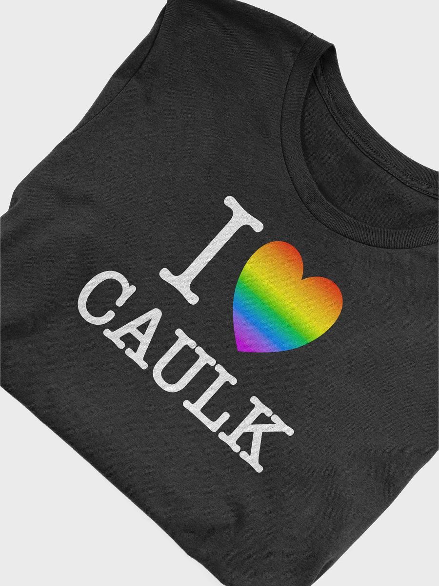 I LOVE CAULK Rainbow / Dark Supersoft Tee product image (3)