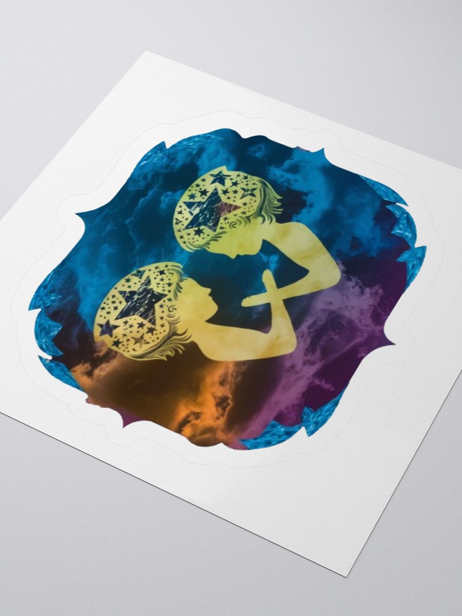Gemini Celestial Kiss-Cut Sticker product image (7)