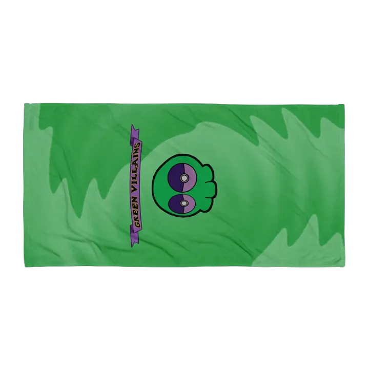 GREEN SKULL TOWEL! product image (1)