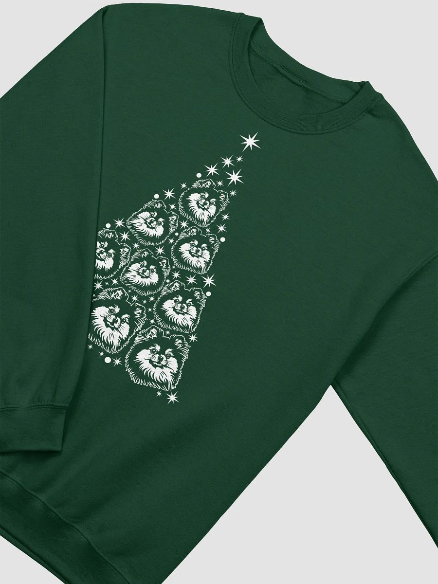 Pomeranian Christmas Tree Sweatshirt Design for Pomeranian Paw-rents product image (4)