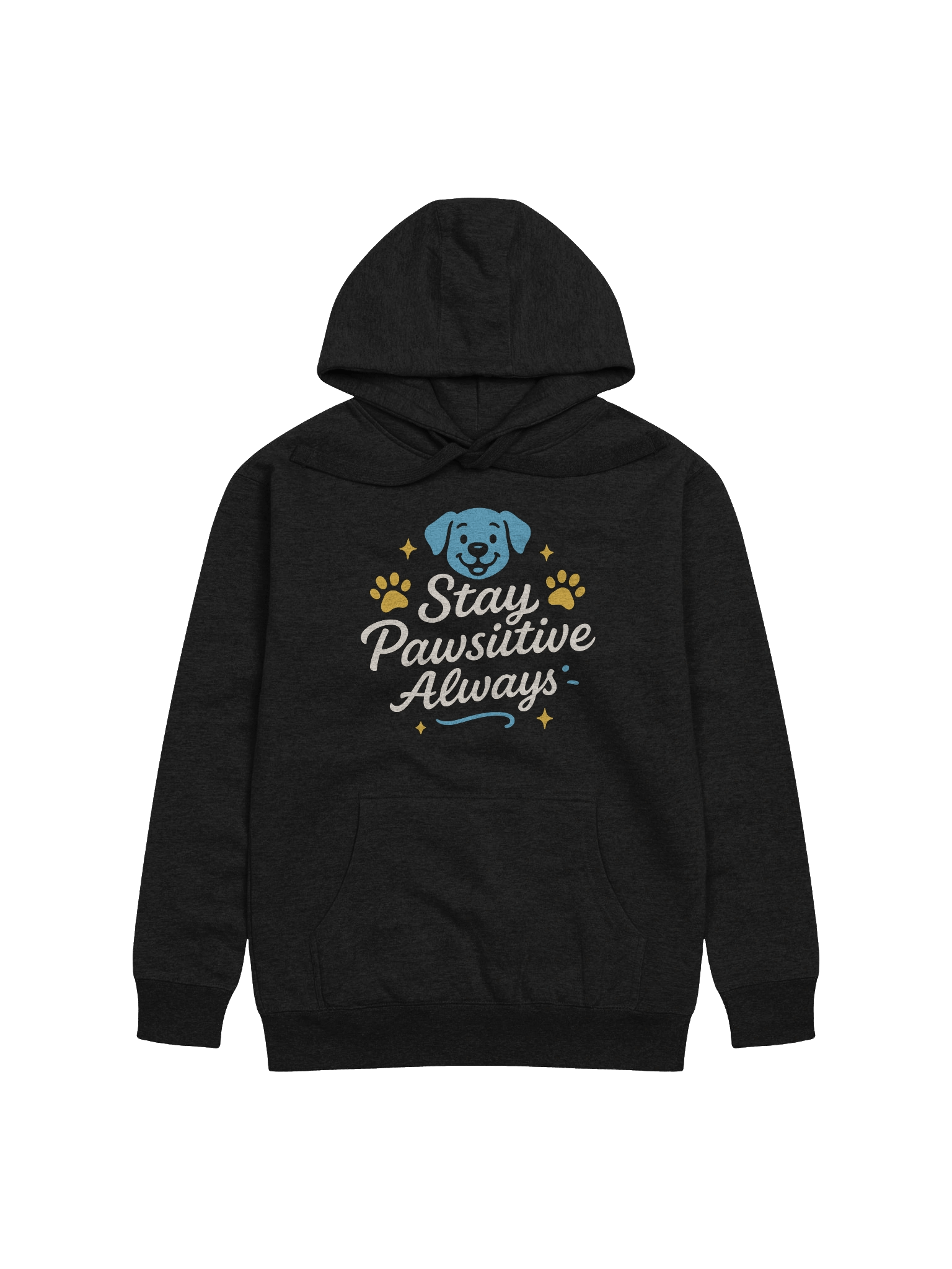 Stay Pawsitive Always Unisex Hoodie product image (5)