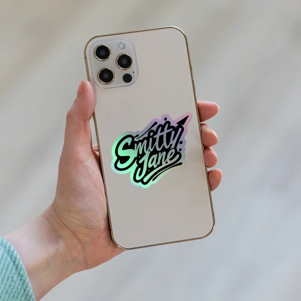 'smittyjane' holographic sticker :) product image (6)