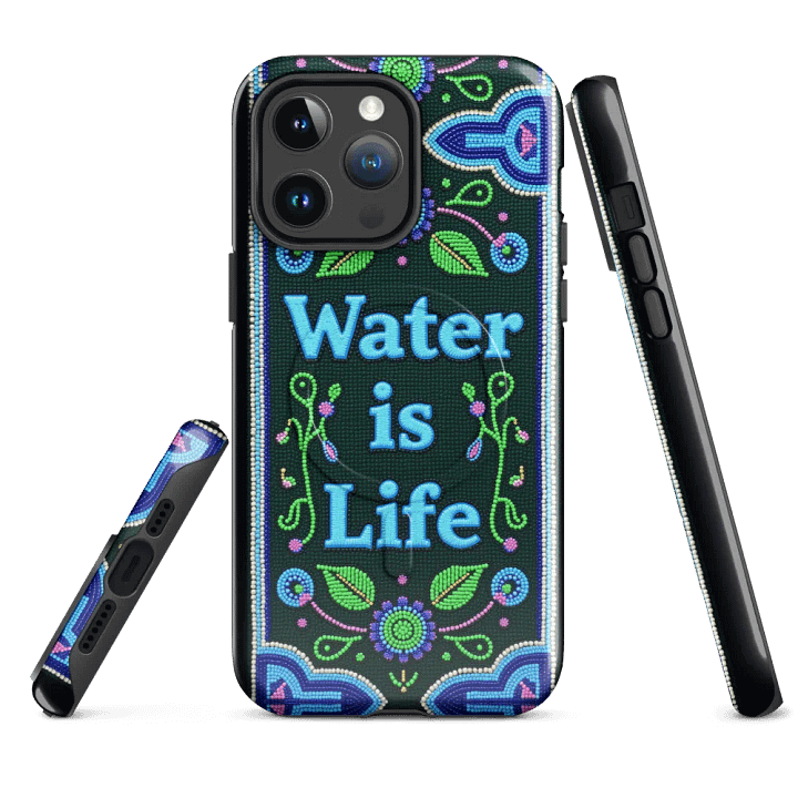 Floral Water is Life iPhone® Tough Case product image (4)