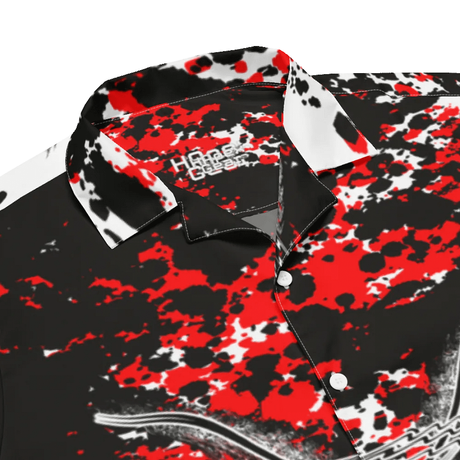 Black HApex Gear Black Logo Hawaiian Shirt product image (5)