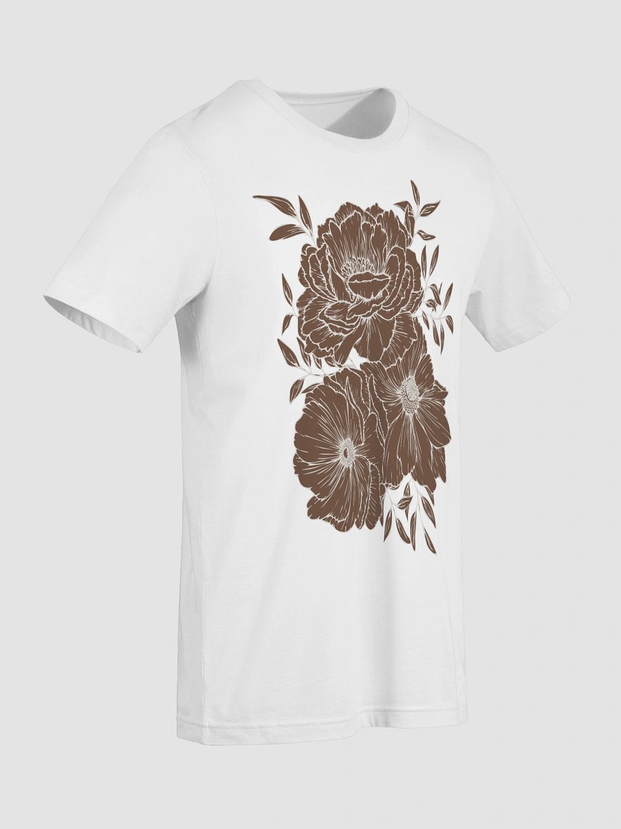 Botanical Beauty Brown Floral T-Shirt product image (10)