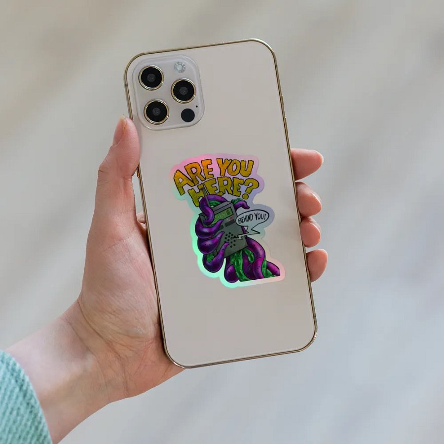 Are You Here? (Holographic Sticker) product image (6)