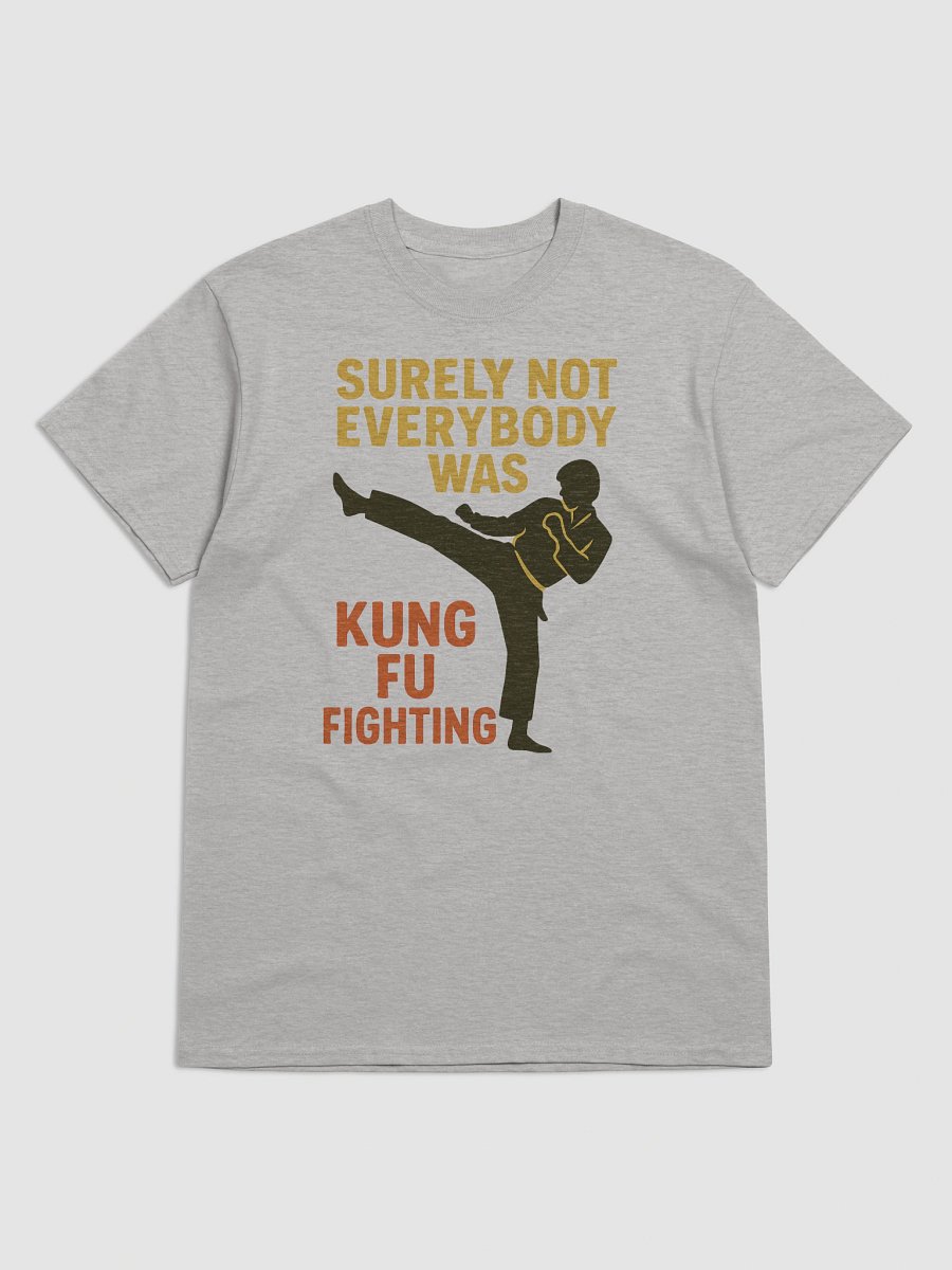 Surely Not Everybody Was Kung Fu Fighting Funny Graphic Tee product image (3)