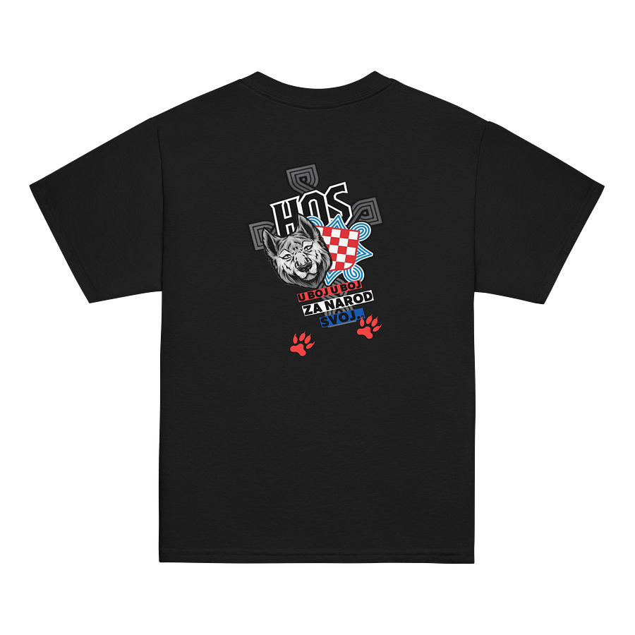Patriotic Youth Flag Tee LJUTU TRAVU NA LJUTU RANU product image (37)