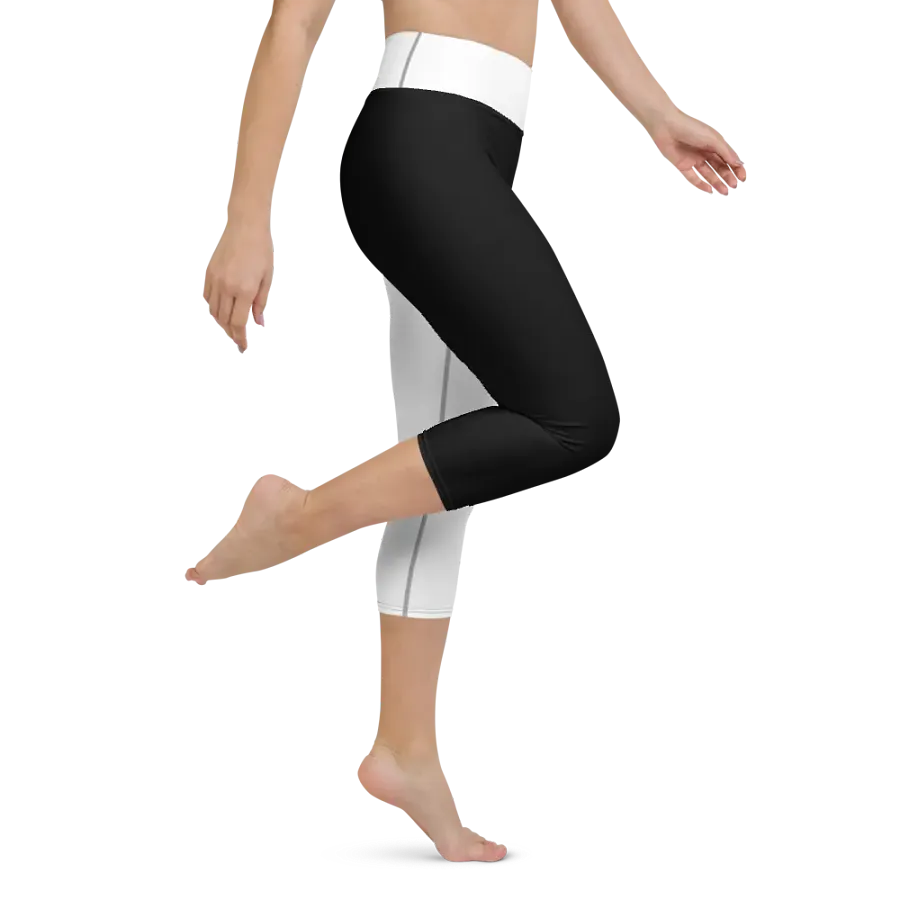 Copy of Fish Flexi Capri Yoga Leggings – 90s Vibes, Ultimate Comfort! product image (5)
