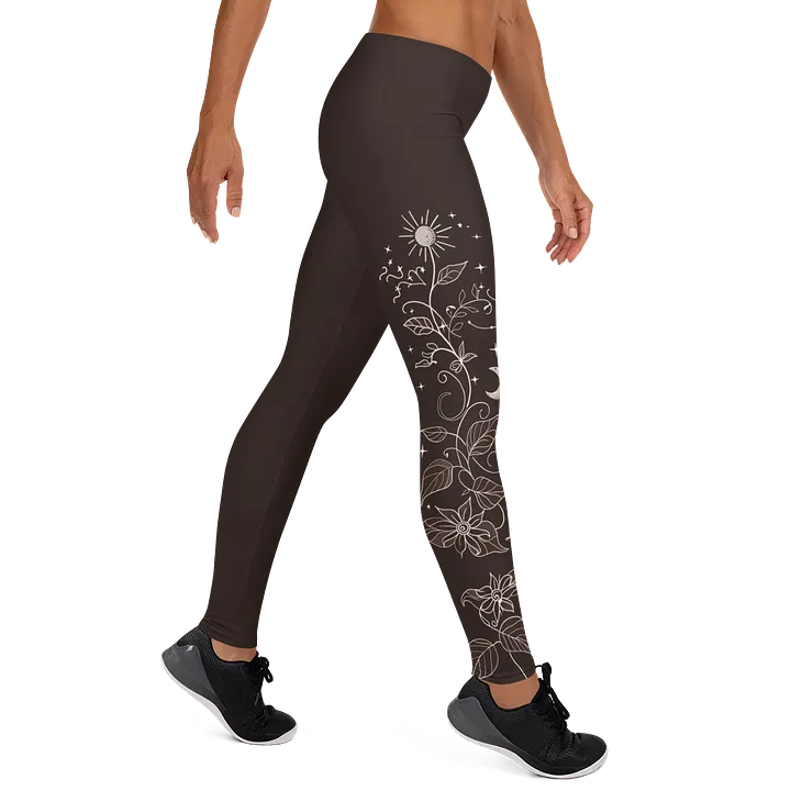 Night Sky Vines Yoga Leggings product image (2)