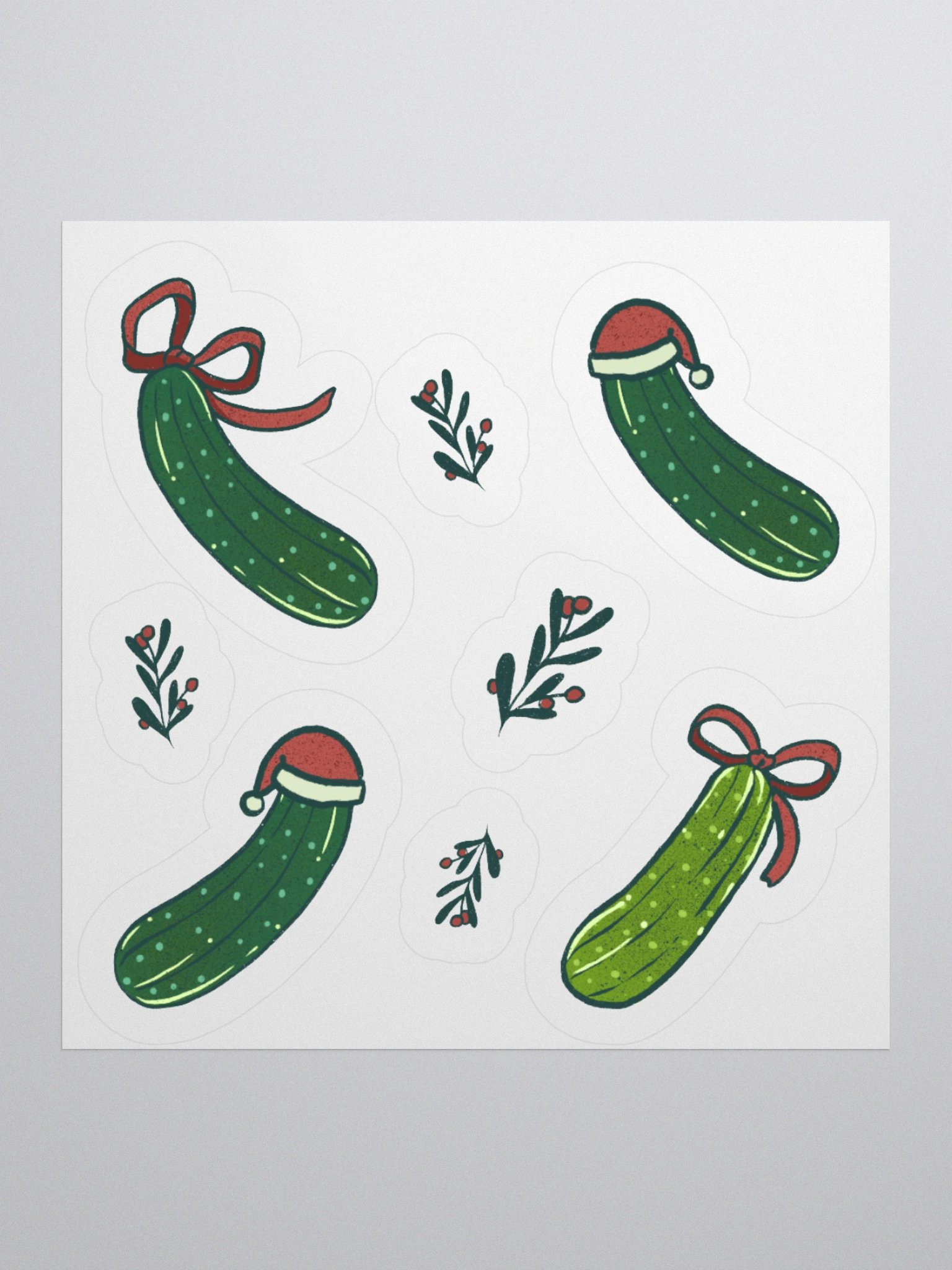 Christmas Pickles Sticker Pack product image (4)