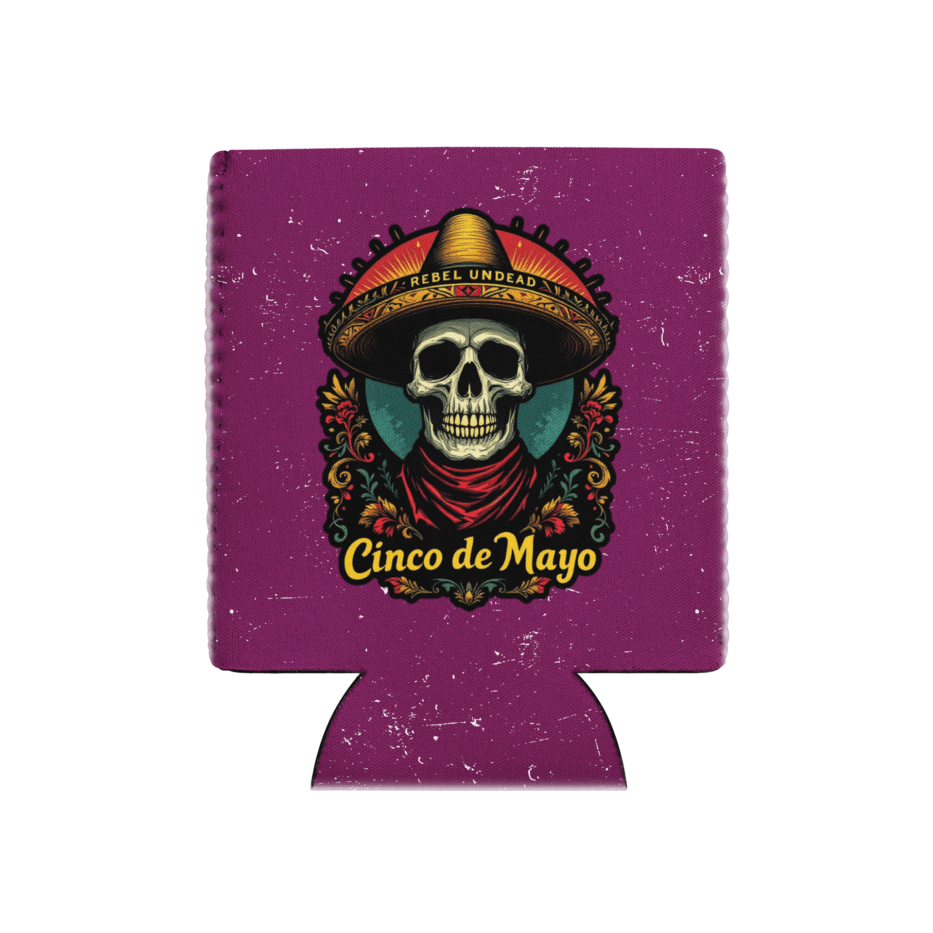 Rebel Undead Skull Can Cooler product image (2)