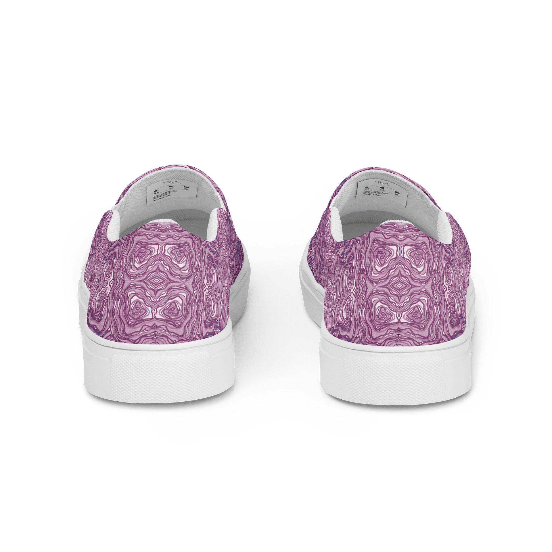 Cabbage Whorl – Women's Slip-On Canvas Shoes product image (4)