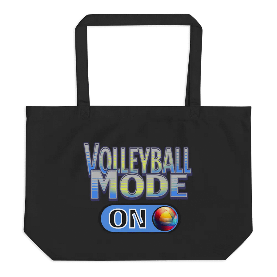 Volleyball Mode On Organic Tote product image (1)
