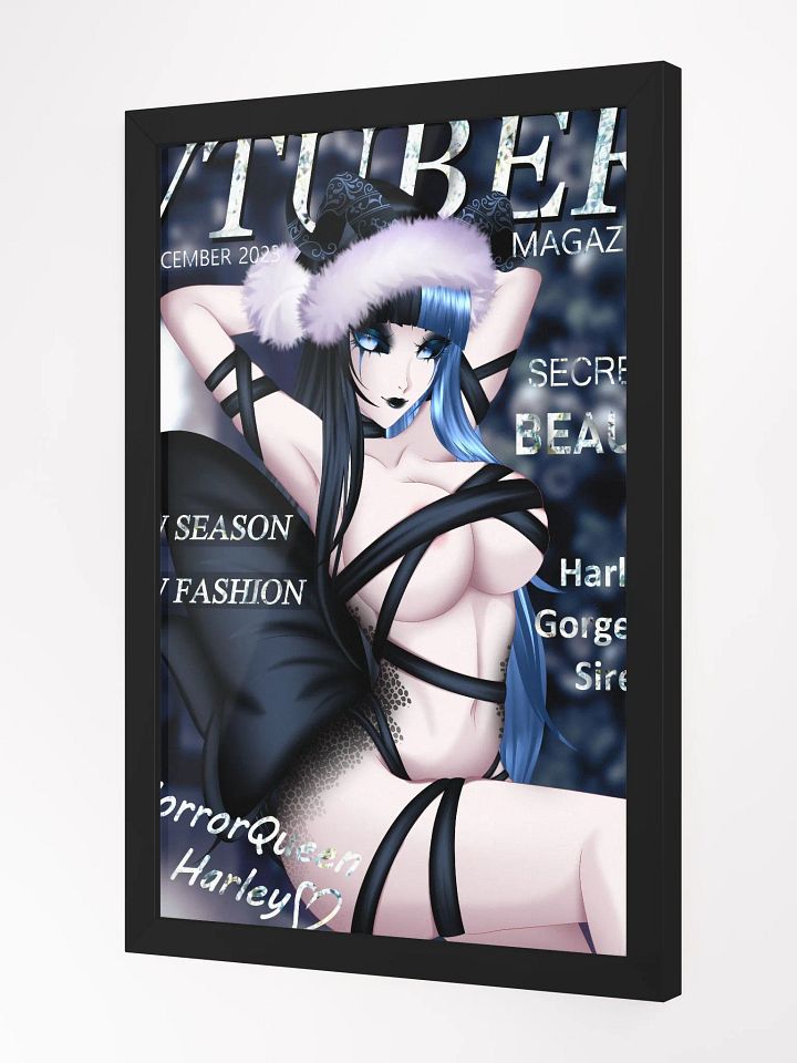 Framed Vtuber Magazine Print (Lewd) product image (2)