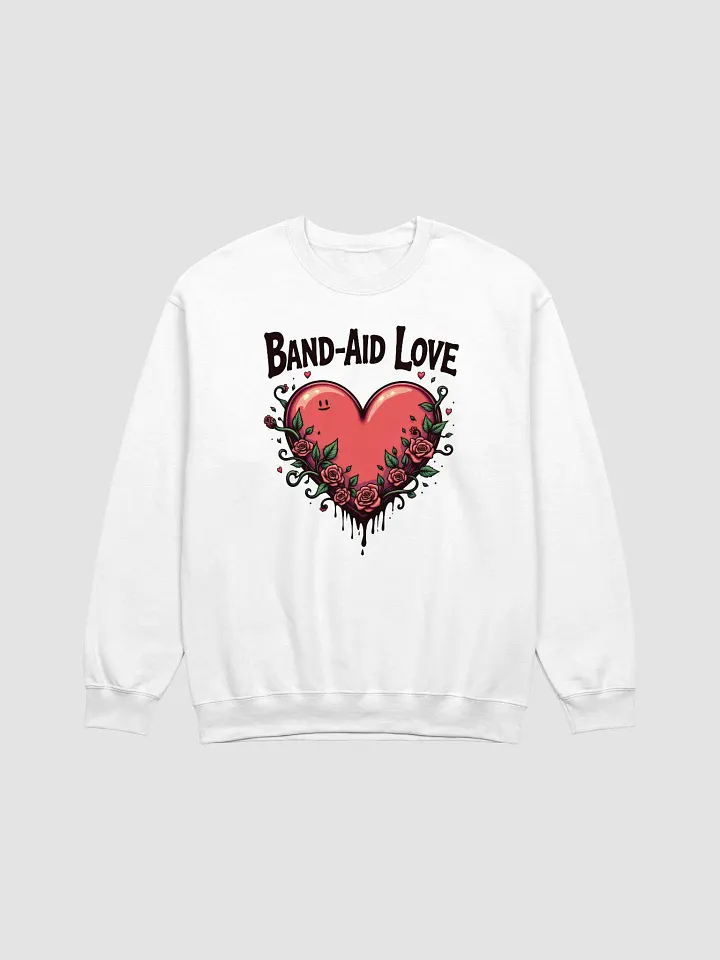 Band-Aid Love Heart Crewneck Sweatshirt product image (1)