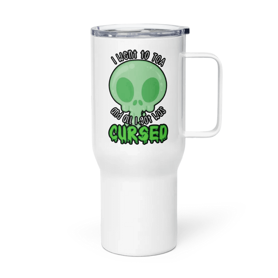 All I Got Was Cursed - Monk - Travel Mug w/Handle product image (3)