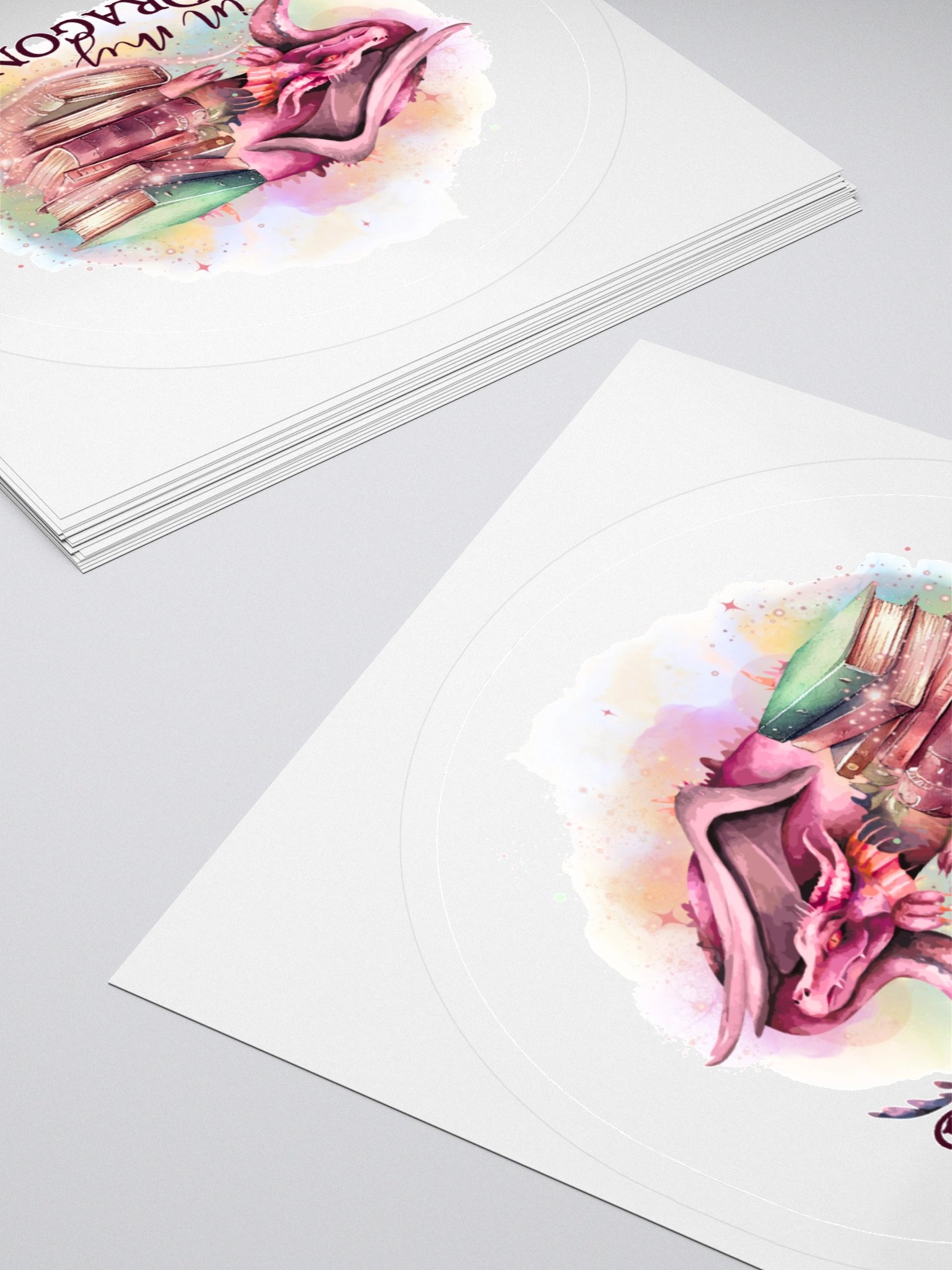 Elven Heartbound Sticker ~ "In my Pink Dragon Era" product image (11)