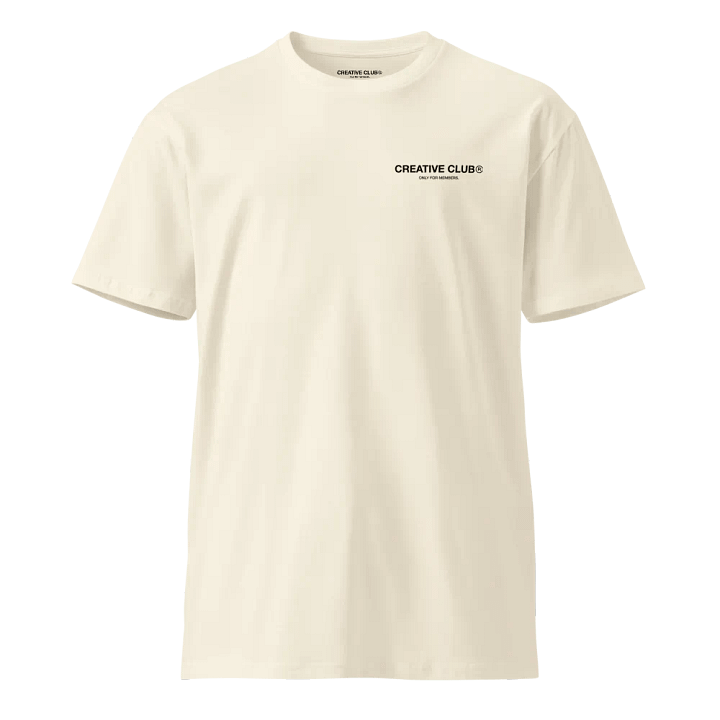Creative Club Cream T-Shirt product image (1)