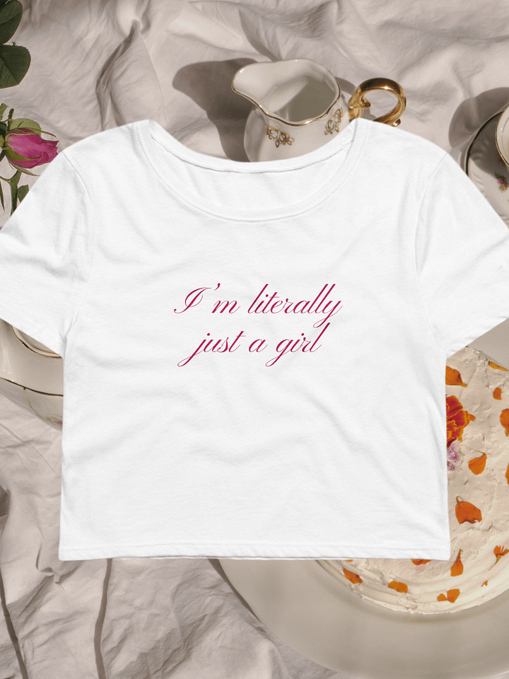Just a Girl Baby Tee product image (1)