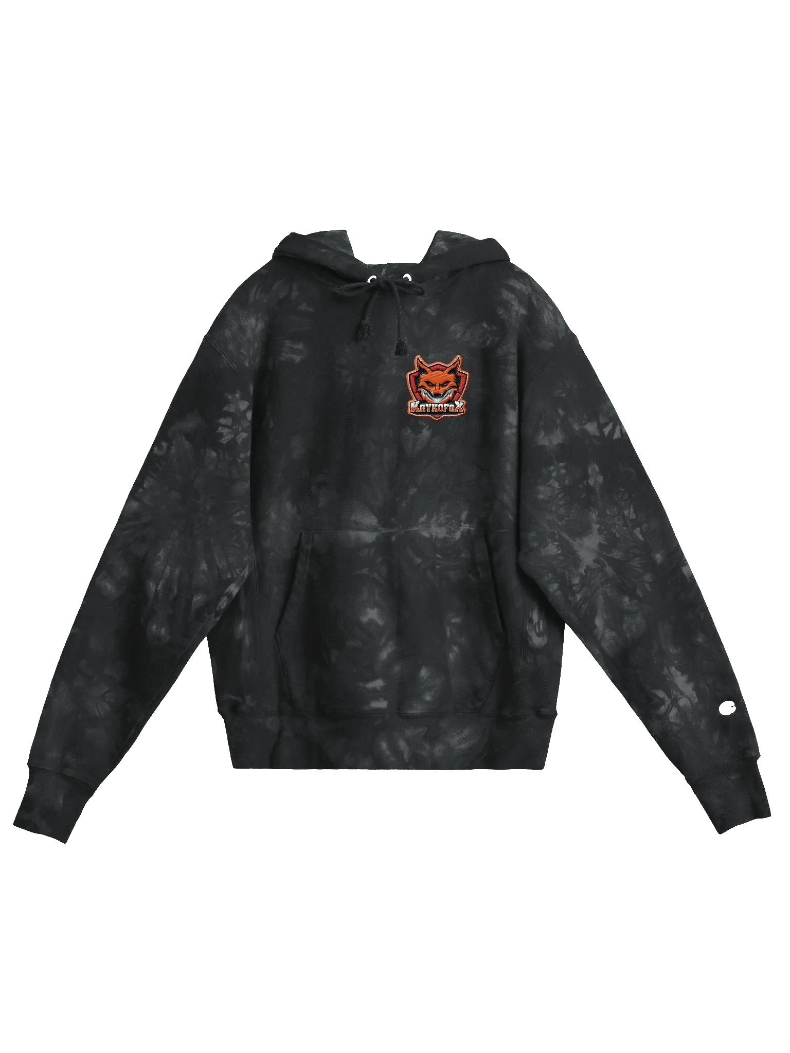 KrykoFox Shield Logo Tie-Dye Hoodie product image (3)