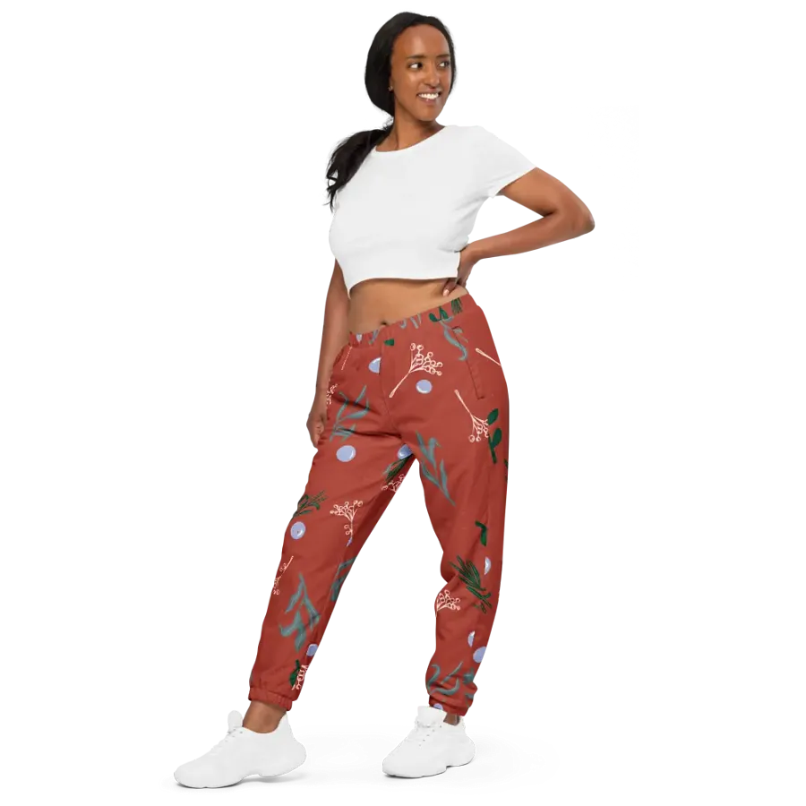 Winter Botanical All-Over Print Track Pants product image (6)
