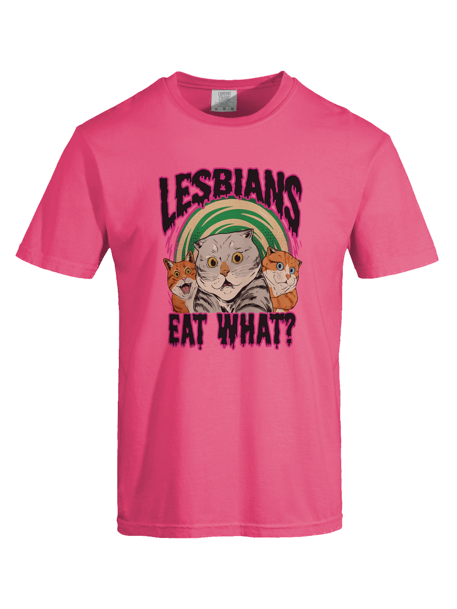 Funny 'LESBIANS EAT WHAT?' T-Shirt product image (87)