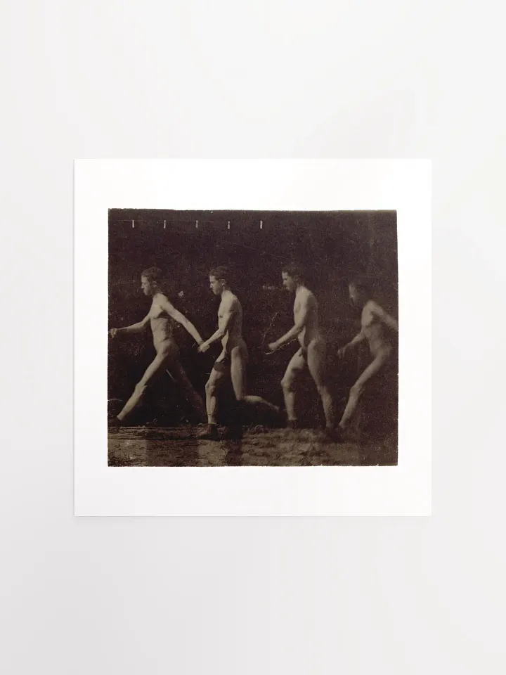 Marey Wheel Photograph Of Unknown #1 by Thomas Eakins - Print product image (2)