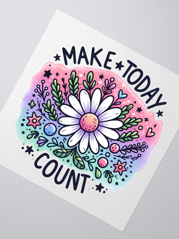 Make Today Count Floral Sticker Pack product image (6)