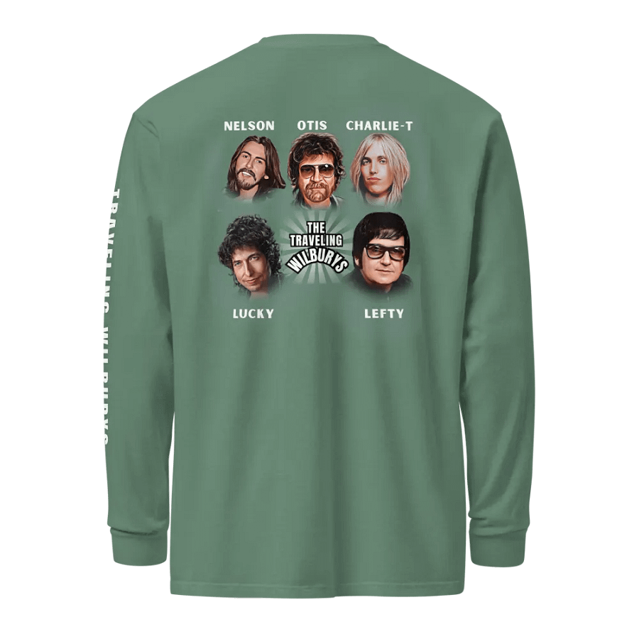 Traveling Wilburys All Five Members Long Sleeve T-Shirt product image (10)