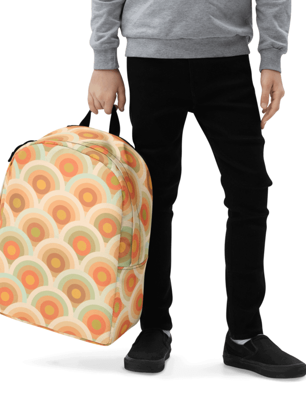 Retro Scalloped All-Over Print Backpack product image (1)