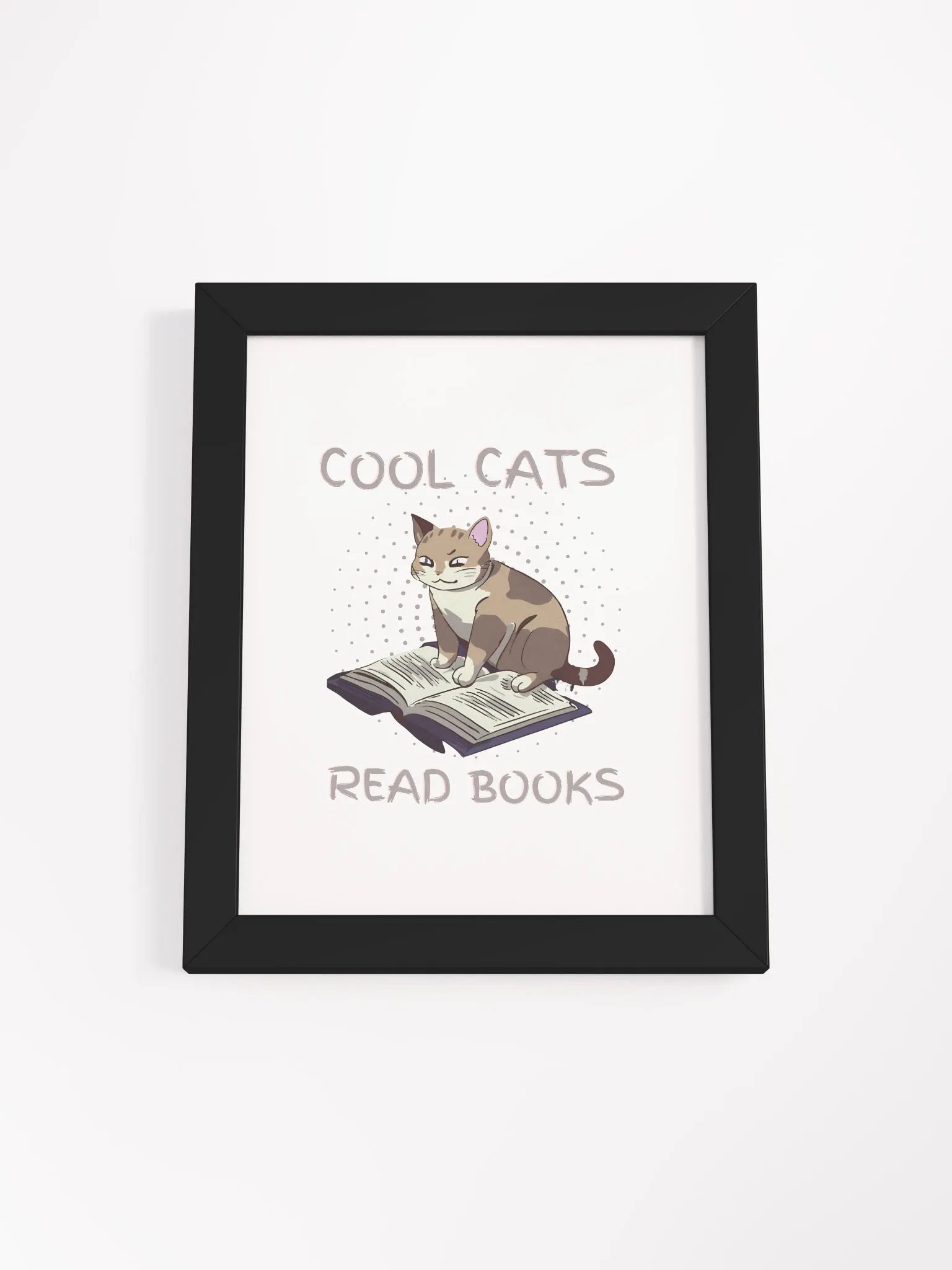 Cool Cats Read Books Framed Poster product image (12)