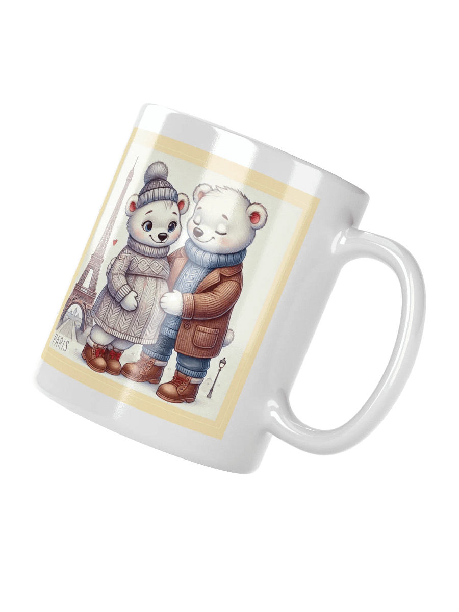 Honeymoon to Babymoon Polar Bear Couple Mug product image (4)