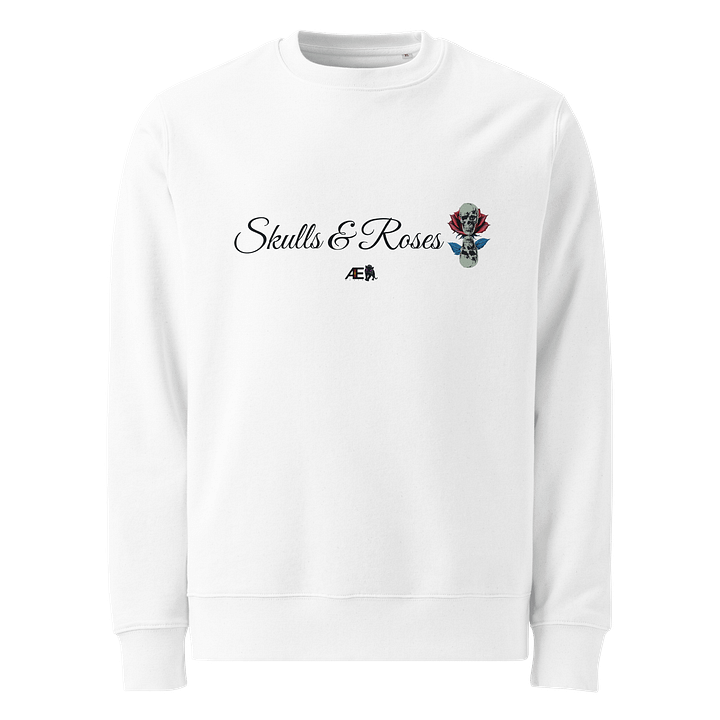 "Skulls & Roses" Sweatshirt: Beauty, Edge & Rebellion. 💀🌹 product image (9)