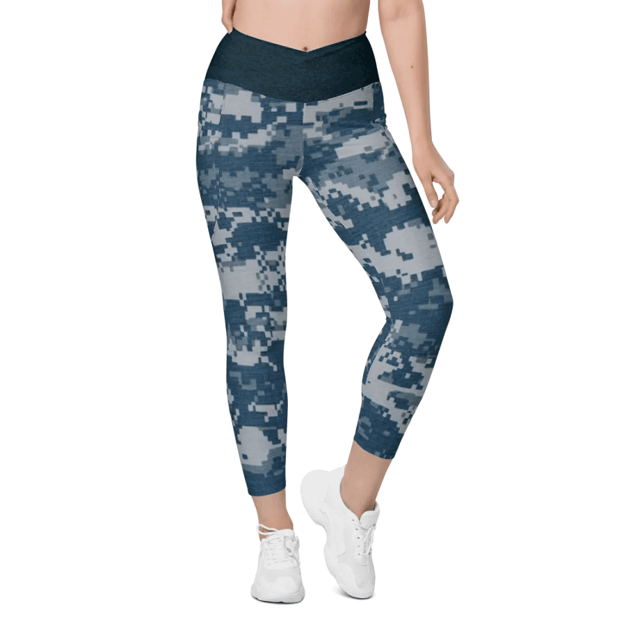 U.S. Navy Camouflage Crossover Leggings product image (6)