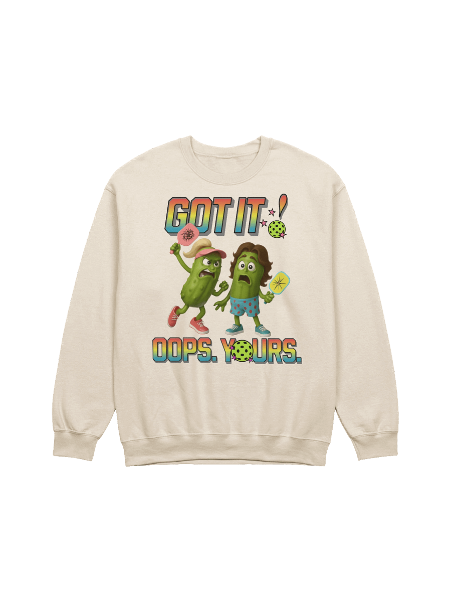 Got It Oops Yours Pickleball Playful Crewneck product image (17)