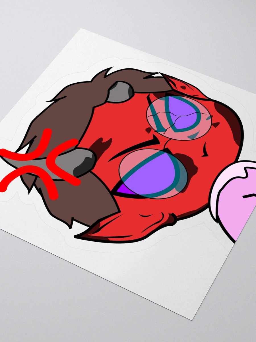 Angry bang Cut Stickers product image (12)