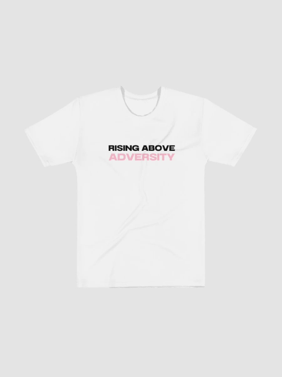 Breast Cancer Awareness: Rising Above Adversity T-Shirt - White product image (6)