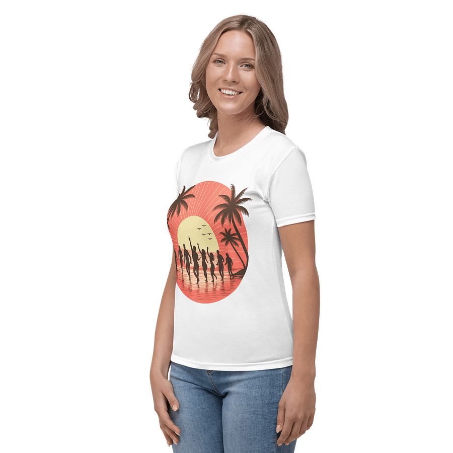 Tropical Dance Club – Retro Sunset Tee product image (3)