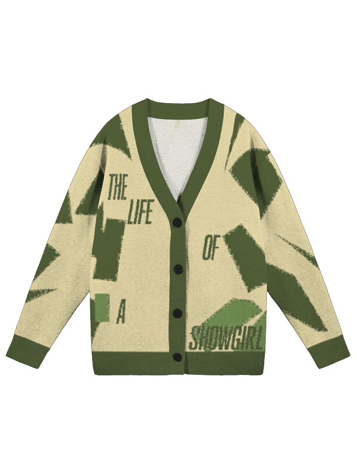 The Life of a Showgirl Cardigan (Wintergreen & Onyx Marbled) product image (1)