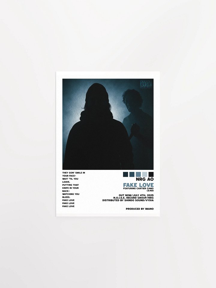 Fake Love Matte Poster product image (1)