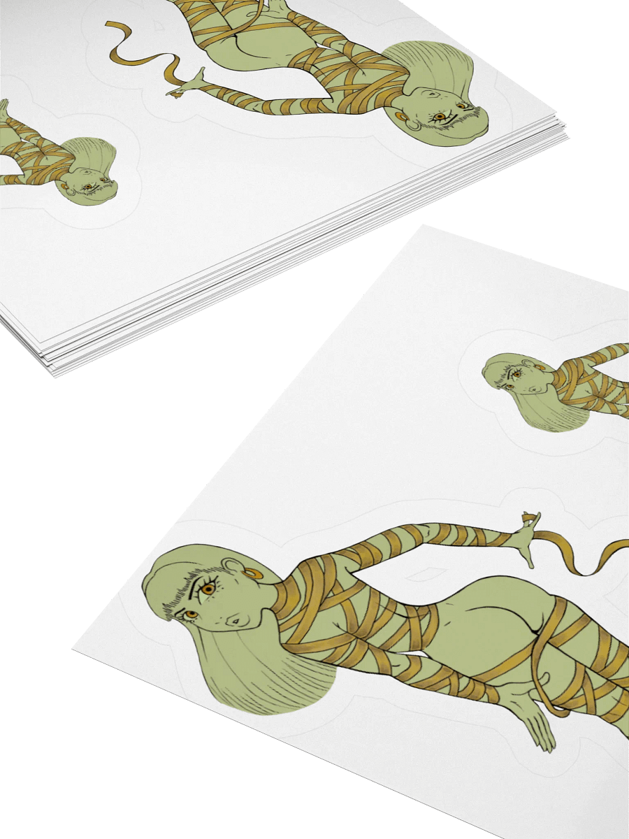 Pinuptober day 18 small stickers product image (4)